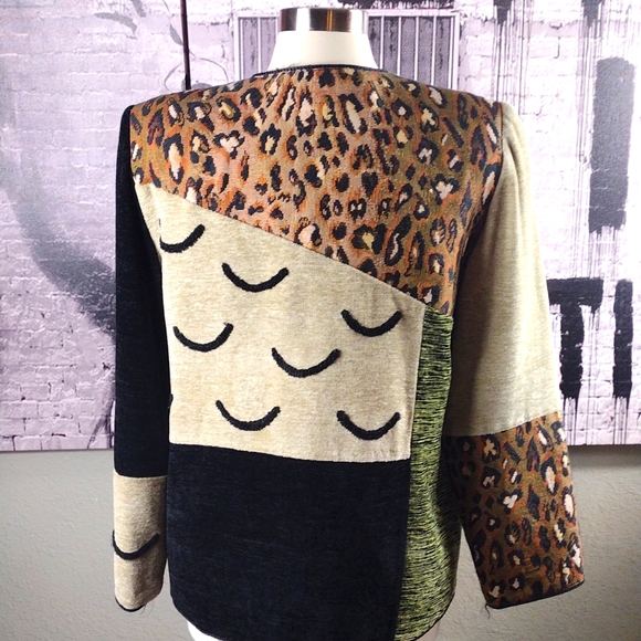 ❤️6 items for $25 sale!!❤️ Indigo Moon Black Blazer EUC - Picture 3 of 5